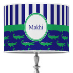 Alligators & Stripes Drum Lamp Shade (Personalized)