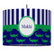 Alligators & Stripes Drum Pendant Lamp (Personalized)
