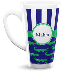 Alligators & Stripes Latte Mug (Personalized)