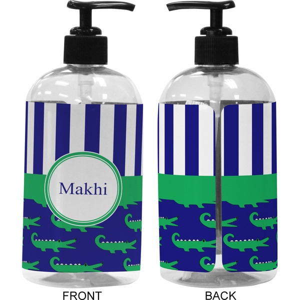 Alligators & Stripes 16 oz Plastic Liquid Dispenser (Approval)