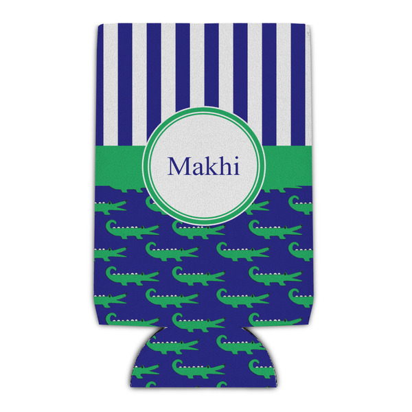 Custom Alligators & Stripes Can Cooler (Personalized)