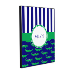 Alligators & Stripes Wood Prints (Personalized)