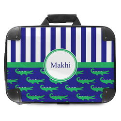 Alligators & Stripes Hard Shell Briefcase - 18" (Personalized)