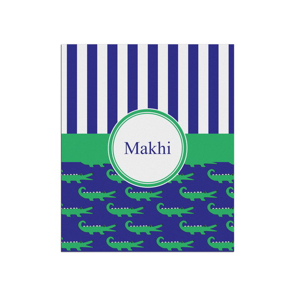 Custom Alligators & Stripes Poster - Matte - 20x24 (Personalized)