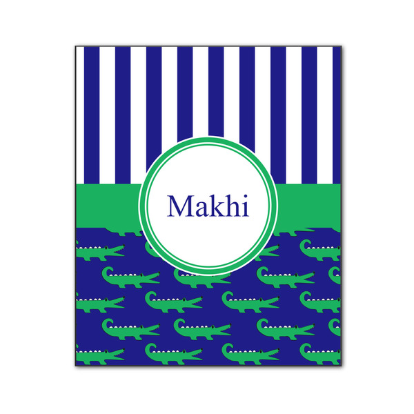 Alligators & Stripes 20x24 Wood Print - Front View