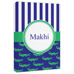 Alligators & Stripes Canvas Print - 20x30 (Personalized)