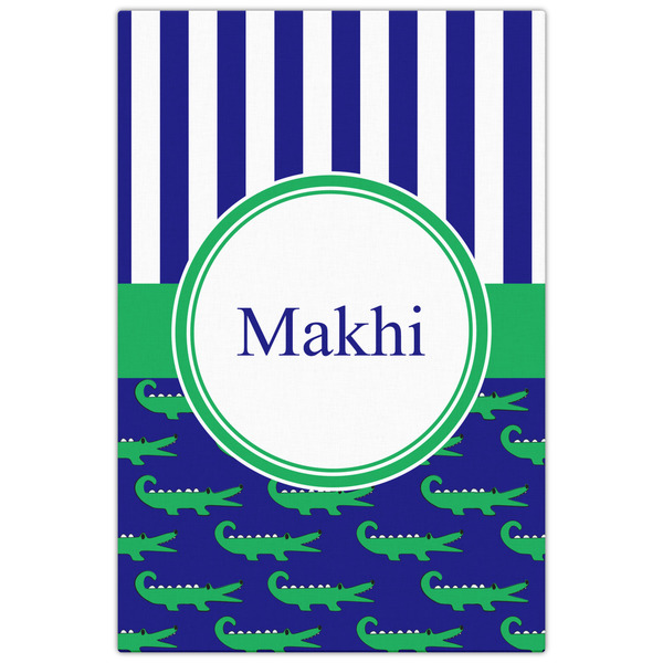 Alligators & Stripes 20x30 - Canvas Print - Front View