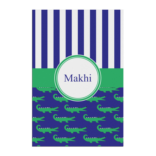 Custom Alligators & Stripes Posters - Matte - 20x30 (Personalized)