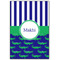 Alligators & Stripes Wood Print - 20x30 (Personalized)