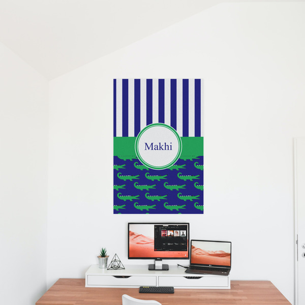 Alligators & Stripes 24x36 - Matte Poster - On the Wall