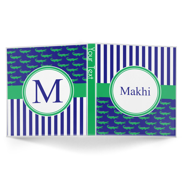 Alligators & Stripes 3-Ring Binder Approval- 1in