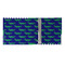 Alligators & Stripes 3 Ring Binders - Full Wrap - 2" - OPEN INSIDE