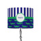 Alligators & Stripes 8" Drum Lamp Shade - Fabric (Personalized)