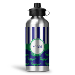 Alligators & Stripes Water Bottle - Aluminum - 20 oz (Personalized)