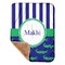 Alligators & Stripes Sherpa Baby Blanket - 30" x 40" w/ Name or Text