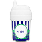 Alligators & Stripes Baby Sippy Cup (Personalized)