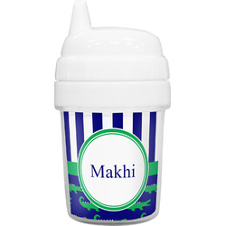 Alligators & Stripes Baby Sippy Cup (Personalized)