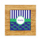 Alligators & Stripes Bamboo Trivet with Ceramic Tile Insert (Personalized)