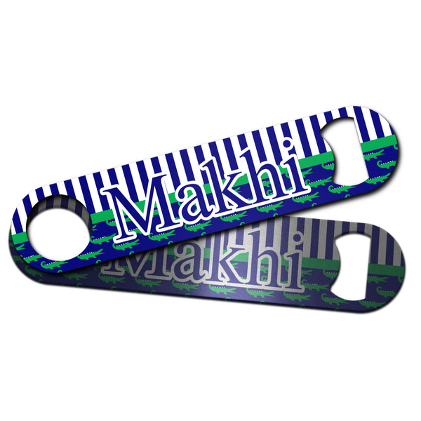 Alligators & Stripes Bar Bottle Opener - Main
