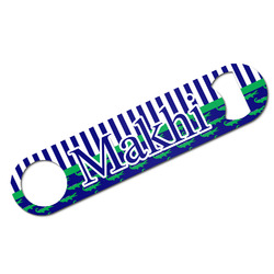 Alligators & Stripes Bar Bottle Opener w/ Name or Text