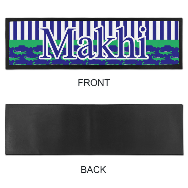 Alligators & Stripes Bar Mat - Large - APPROVAL