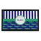 Alligators & Stripes Bar Mat - Small (Personalized)