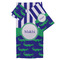Alligators & Stripes Bath Towel Set - 3 Pcs (Personalized)