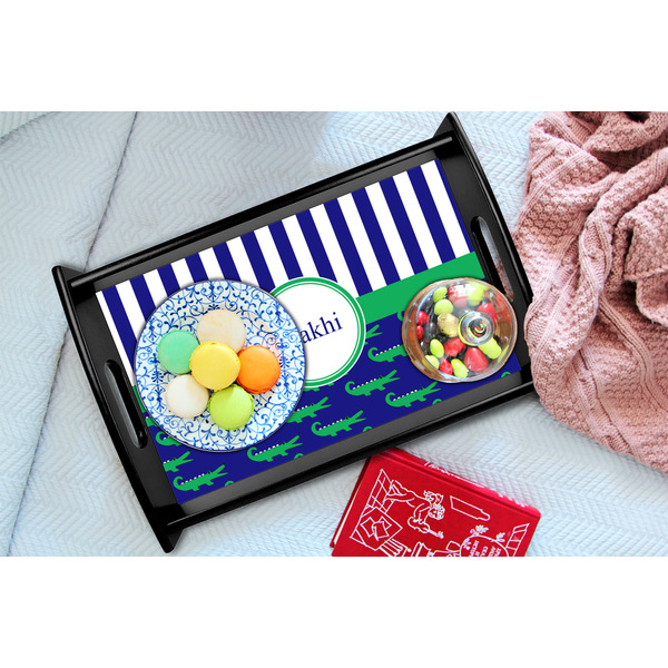 Alligators & Stripes Black Tray - Lifestyle (UPDATED)