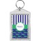Alligators & Stripes Bling Keychain (Personalized)