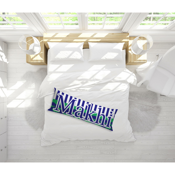 Alligators & Stripes Body Pillow - LIFESTYLE
