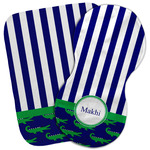 Alligators & Stripes Burp Cloth (Personalized)