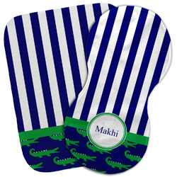Alligators & Stripes Burp Cloth (Personalized)