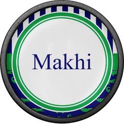 Alligators & Stripes Cabinet Knob (Black) (Personalized)