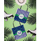 Alligators & Stripes Canvas Tote Lifestyle Front and Back- 13x13