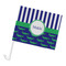 Alligators & Stripes Car Flag - Large (Personalized)