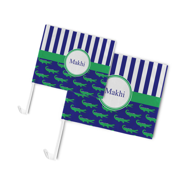 Alligators & Stripes Car Flags - PARENT MAIN (both sizes)