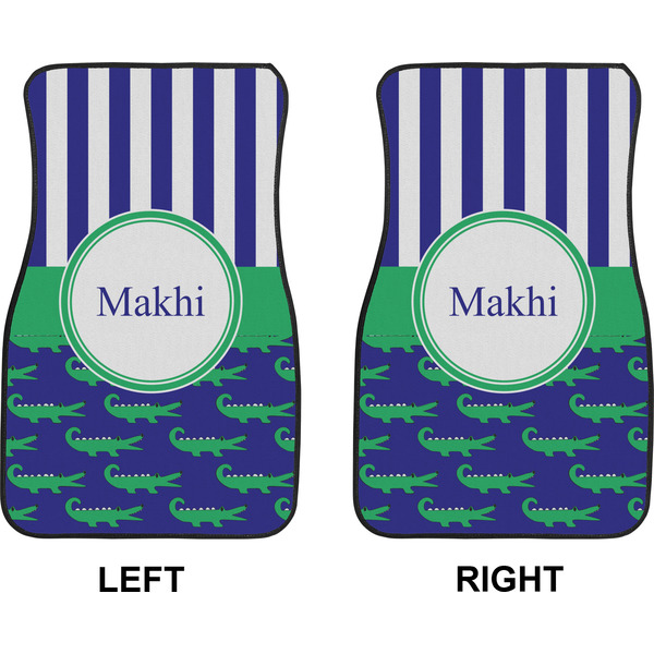 Alligators & Stripes Car Mat Front - Approval