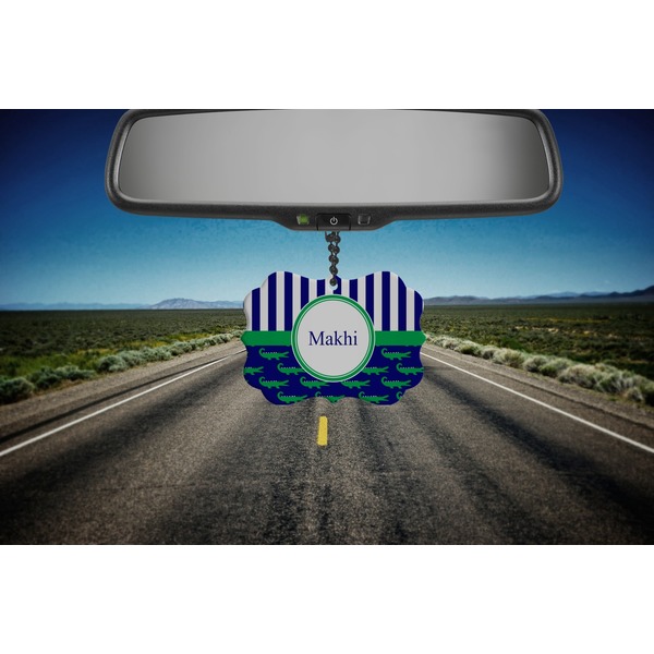 Alligators & Stripes Car Ornament (Road)