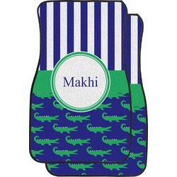 Alligators & Stripes Car Floor Mats (Personalized)