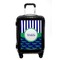 Alligators & Stripes Carry On Hard Shell Suitcase (Personalized)