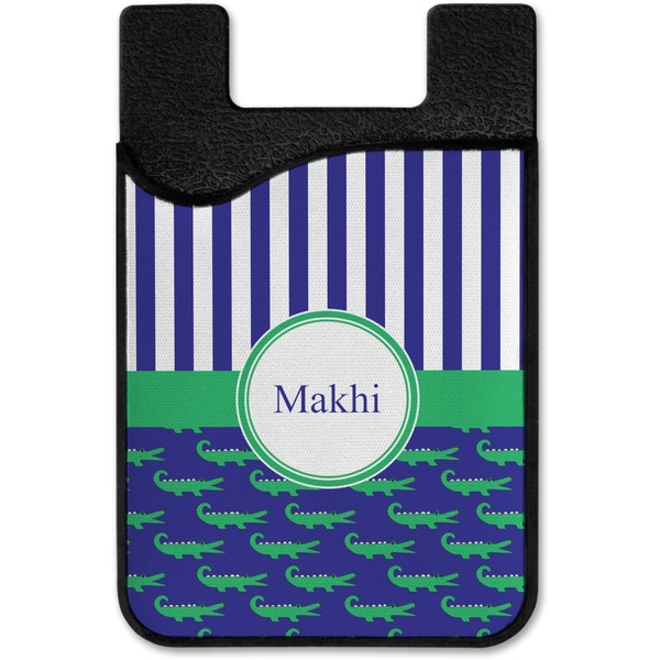 Alligators & Stripes Cell Phone Credit Card Holder