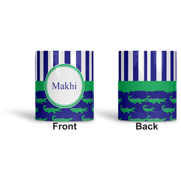 Alligators & Stripes Ceramic Pen Holder - Apvl