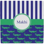 Alligators & Stripes Ceramic Tile Hot Pad (Personalized)