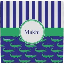 Alligators & Stripes Ceramic Tile Hot Pad (Personalized)