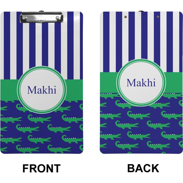 Alligators & Stripes Clipboard (Legal) (Front + Back)