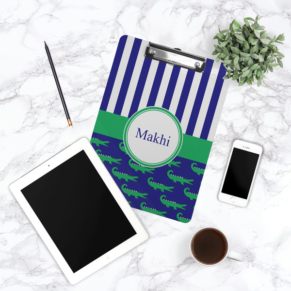 Alligators & Stripes Clipboard - Lifestyle Photo