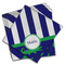 Alligators & Stripes Cloth Napkins - Personalized Dinner (PARENT MAIN Set of 4)