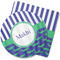 Alligators & Stripes Rubber Backed Coaster (Personalized)