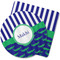 Alligators & Stripes Rubber Backed Coaster (Personalized)