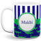 Alligators & Stripes 11 Oz Coffee Mug - White (Personalized)